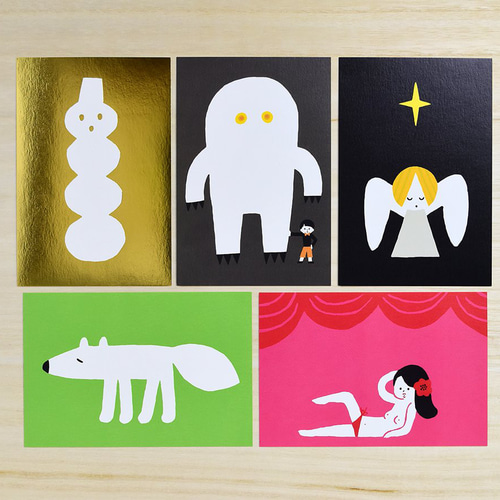絵葉書 Ozart 絵葉書 《スーパーバッハ》 音楽雑貨・アクセサリー専門店