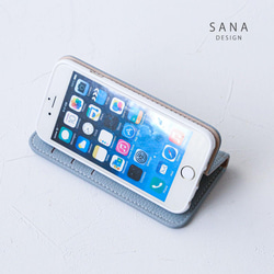 兼容所有型號 智能手機保護殼 筆記本型 iPhone 15 pro SE3 Pokkori Nico-chan [含肩帶] 第4張的照片