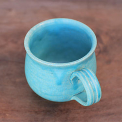 咖啡杯（中號）淺藍啞光yc-029 第3張的照片