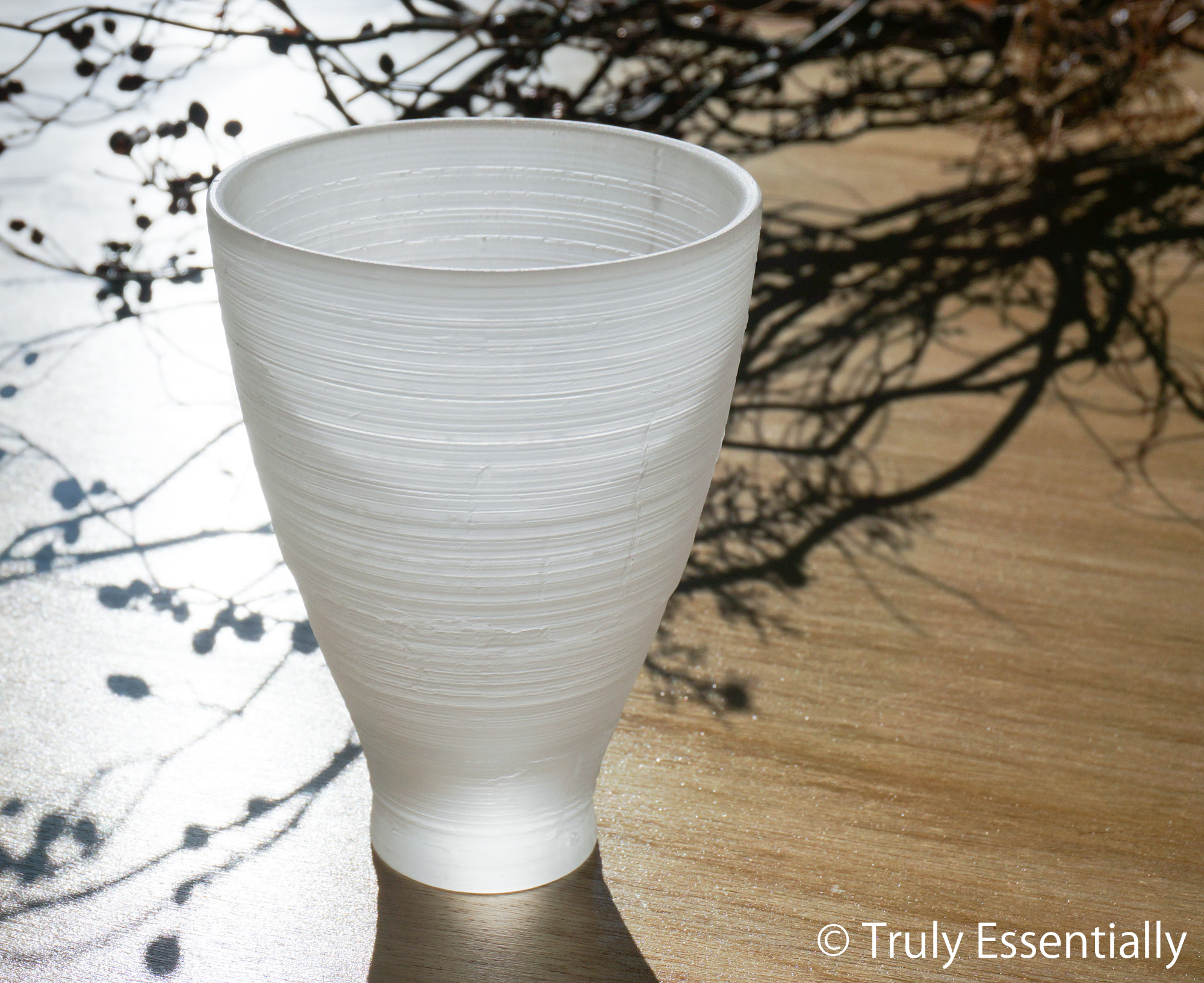 無色のガラス -「 The Vessel of Light - 月明かりのうつわ 」● 高さ13cm