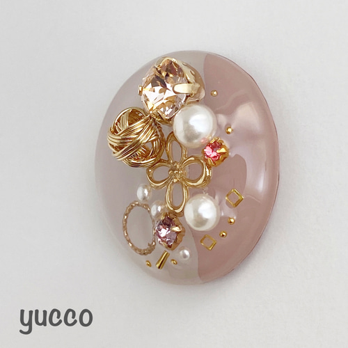 ◇受注制作◇【レジン＊ポニーフック・ヘアゴム・帯留め】たっぷり