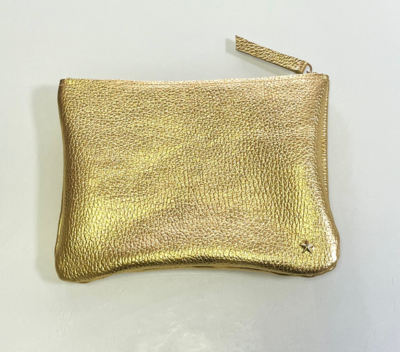 再販人気☆身軽にお出かけ！ゴールドポーチ ポーチ GIN6SAGA 通販