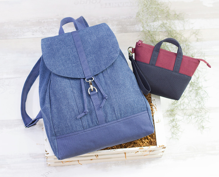 Creema福袋 バックパック（Lサイズ）+ミニトート ポーチ（Lサイズ）