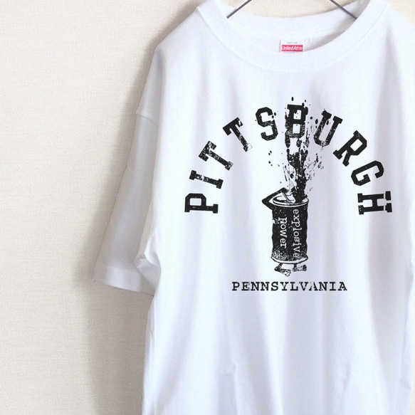 PITTSBURGH　ビンテージ風　Tシャツ（ハイグレード） 1枚目の画像