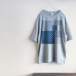 タイダイ Tシャツ ブルー　サイズ48 a068c25db2327c0758474aa6a4bad1