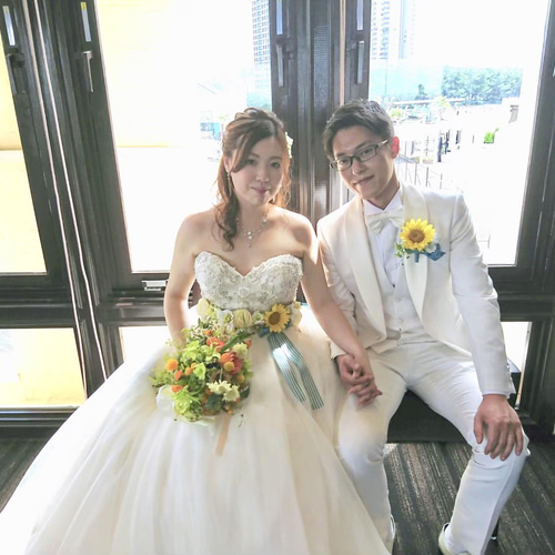 フルオーダー 新郎新婦3点セット サッシュリボン サッシュベルト 髪 