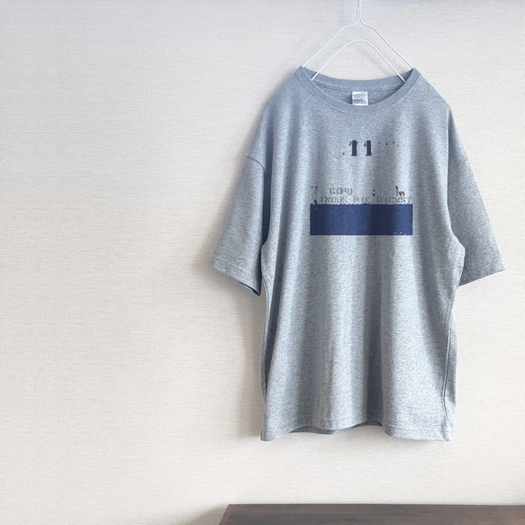 eleven label　シンプルTシャツ（グレー） 1枚目の画像