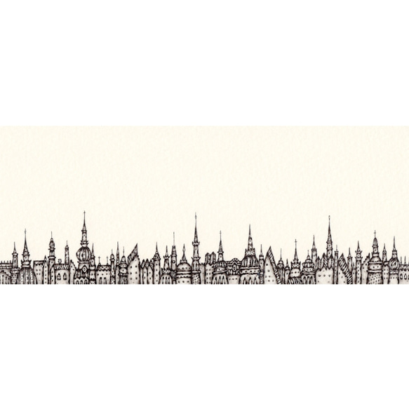 ミニ額縁 原画【 いつかの記憶 】medium size ver. ( antique gold ） 2枚目の画像