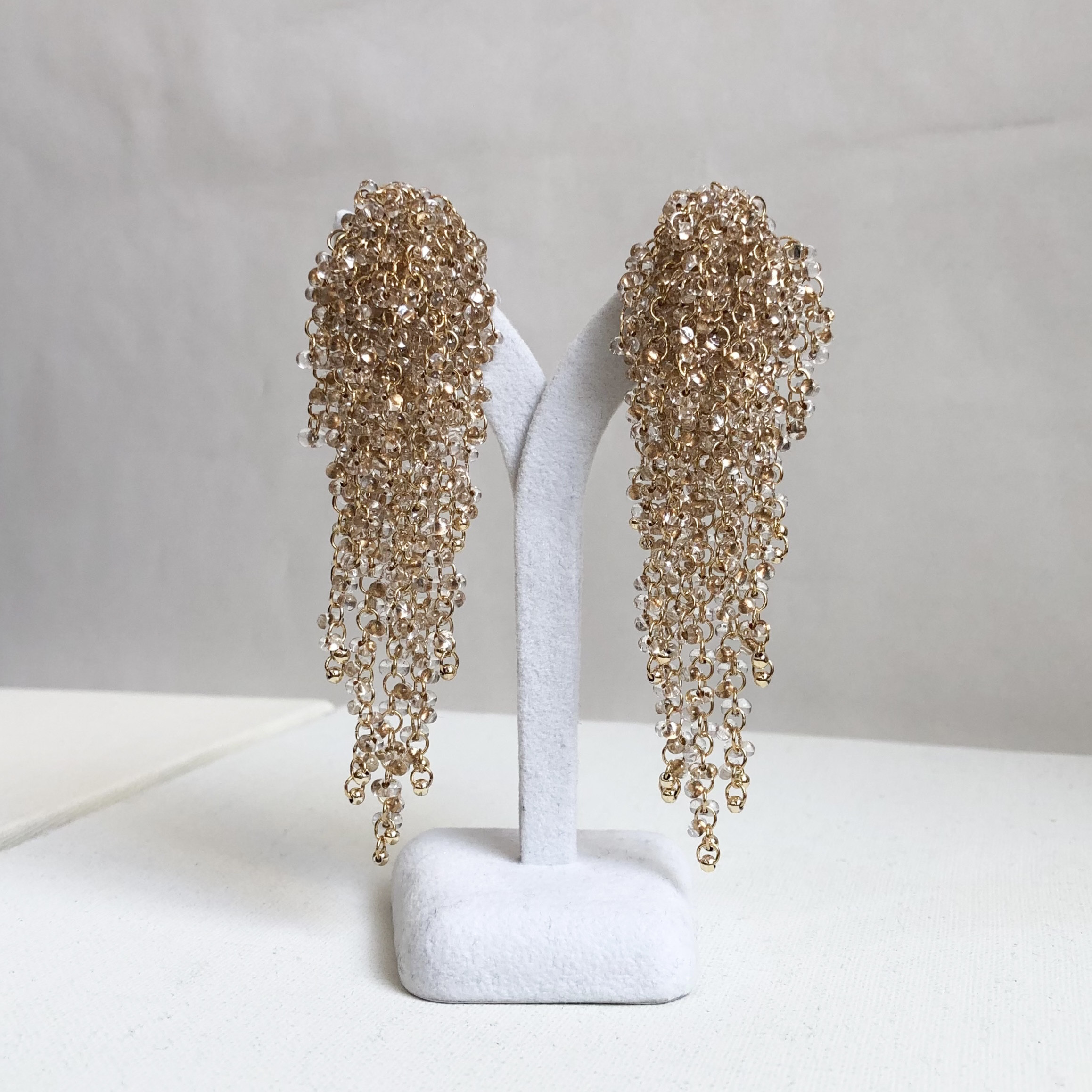 FFl(ピアス)(3カラー)ウェディング、ブライダル、結婚式やパーティなどのお呼ばれにも