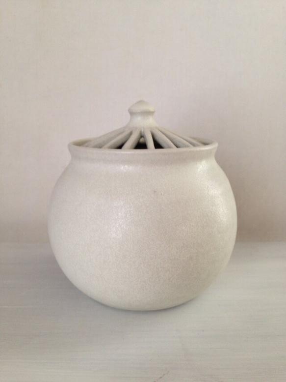 香炉(白マット) 5枚目の画像