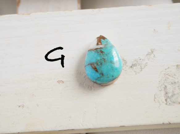[14KGF鏈條]可選擇・銅綠松石豐滿項鍊A~J 第10張的照片