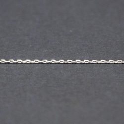 [匯總折扣對象產品] [5M] 寬度約 0.6mm / 線徑約 0.4mm 銀黃銅鏈 NF / UCG50 第3張的照片