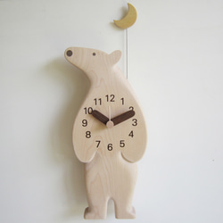 ポーラベア　掛け時計 1枚目の画像