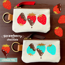 いちご（苺）・ストロベリー ポーチ のおすすめ人気通販｜Creema  