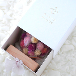 万華鏡『フラワーポッド』ドライフラワー千日紅 花 /red 赤 11枚目の画像