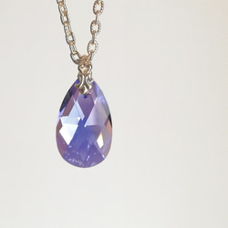 レア！タンザナイトAB｜大粒しずく 高品質クリスタル ペンダント