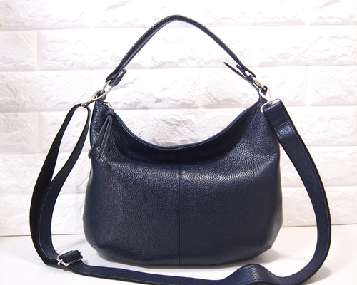 ☆ハンドメイド☆日本製☆ソフト・本革☆2WAYショルダー