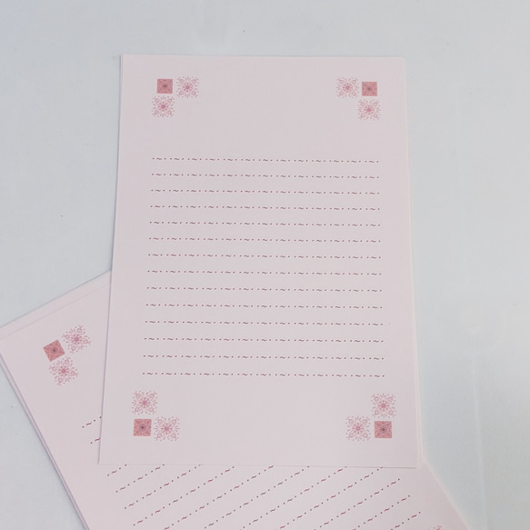 ピンク系１１～レターセット１点＋便箋３０枚～ 3枚目の画像