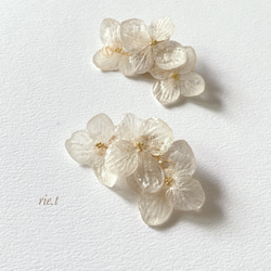 再販5【rie.t】紫陽花のイヤーカフ 2枚目の画像