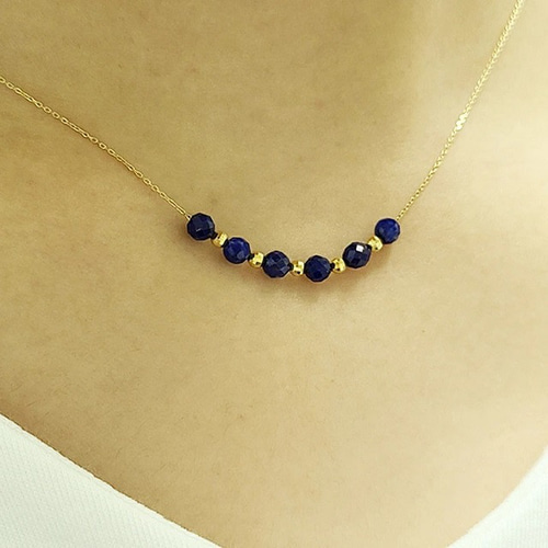ミラーカットラピスラズリネックレス ミラーカットラピスラズリネックレス - メルカリ