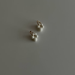 ドーナツ状のイヤークリップ “球体のワルツ” 4枚目の画像