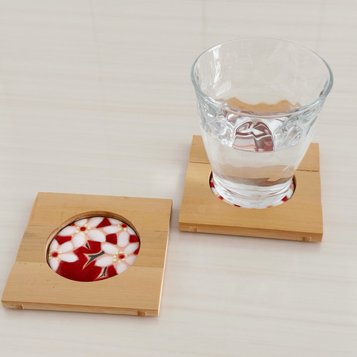 七宝焼　飾り皿　5枚セット販売！ 花柄ガラスコースター 七宝焼 飾り皿 5枚セット販売！ 花柄ガラスコースター sy-sk-9.jpg?crop=