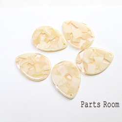 [4 件] Drop Marble Parts [Beige Marble]-mt-2054 第1張的照片