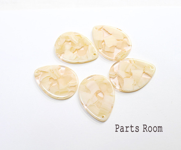 [4 件] Drop Marble Parts [Beige Marble]-mt-2054 第1張的照片