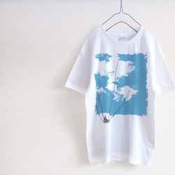 タイダイ Tシャツ XLサイズ 曼荼羅 ブルー ムラ染め Hippies Dye