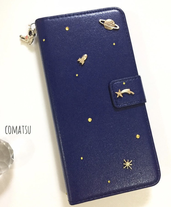 【Harper & Blake】UK発★手帳型スマホケース Cosmos/土星宇宙空 Harper & Blake】UK発☆手帳型スマホケース Cosmos/土星宇宙空