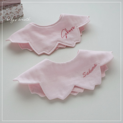 360度スタイ さくらんぼ刺繍 | Honey Bunny May | ベビーウェア