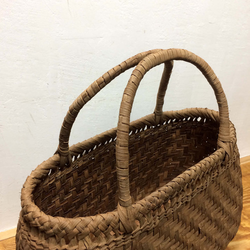 天然山葡萄のヒゴ　くりきよ 山葡萄バッグ10-9 かごバッグ wildvine 通販 7102018｜Creema