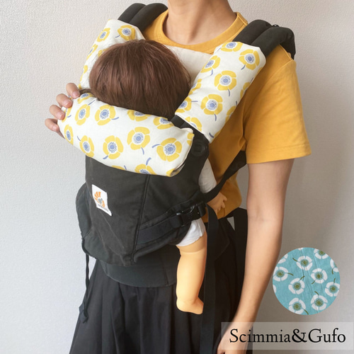 抱っこ紐　よだれカバー　首周り　エルゴ対応　生地一覧　ハンドメイド　オーダー エルゴ ネックカバー - おでかけママアイテムの人気通販 | minne