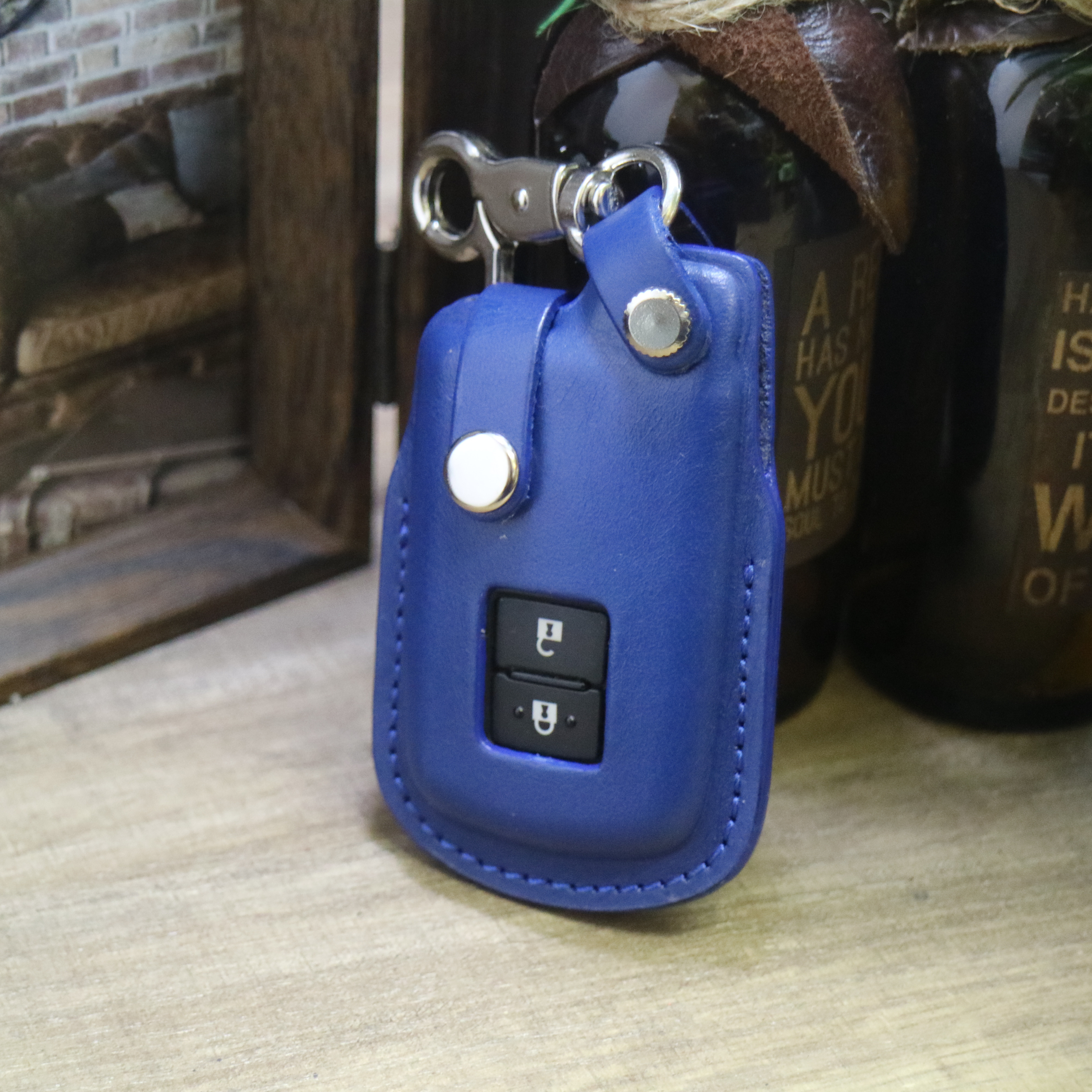 名入れ 無料 スマートキーケース　トヨタ　本革　ハリアー ノア ヴォクシー エクスファイア 等 【レザーキースーツ】