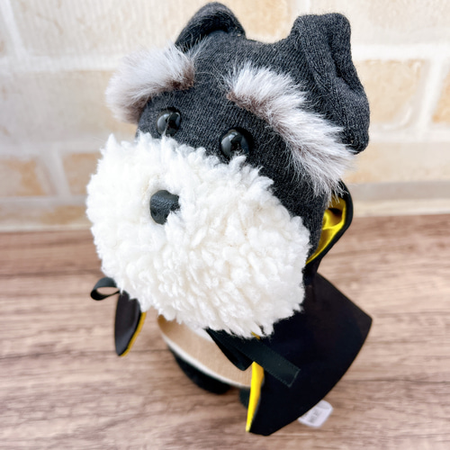 ☆オーダーメイド☆ ぽっけに手 シュナウザー ぬいぐるみ ぬいぐるみ