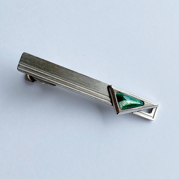 Space Cloisonne ware tie pin 純銀有線景泰藍 第5張的照片