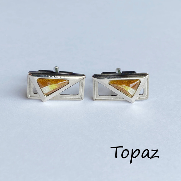 Space Cloisonne ware cufflinks 純銀絲景泰藍 第10張的照片