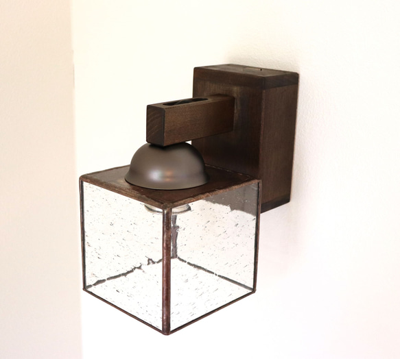 piccolaｸﾘｱ　ﾌﾞﾗｹｯﾄ　LED ステンドグラス　ブラケットライト ８枚目の写真