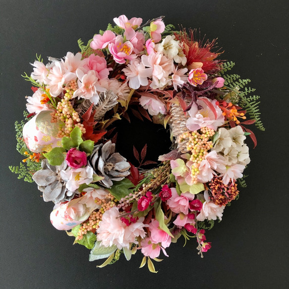 Cherry Blossoms wreath 「受注制作」 1枚目の画像