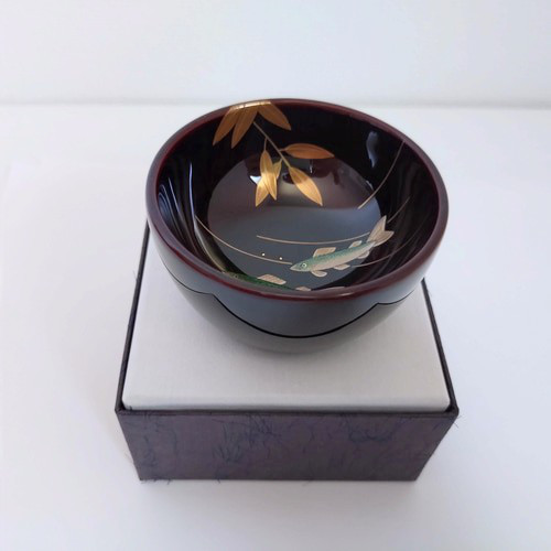 輪島塗ぐい吞み 溜塗 若鮎蒔絵 おちょこ・ぐい呑み・徳利 てまや 通販