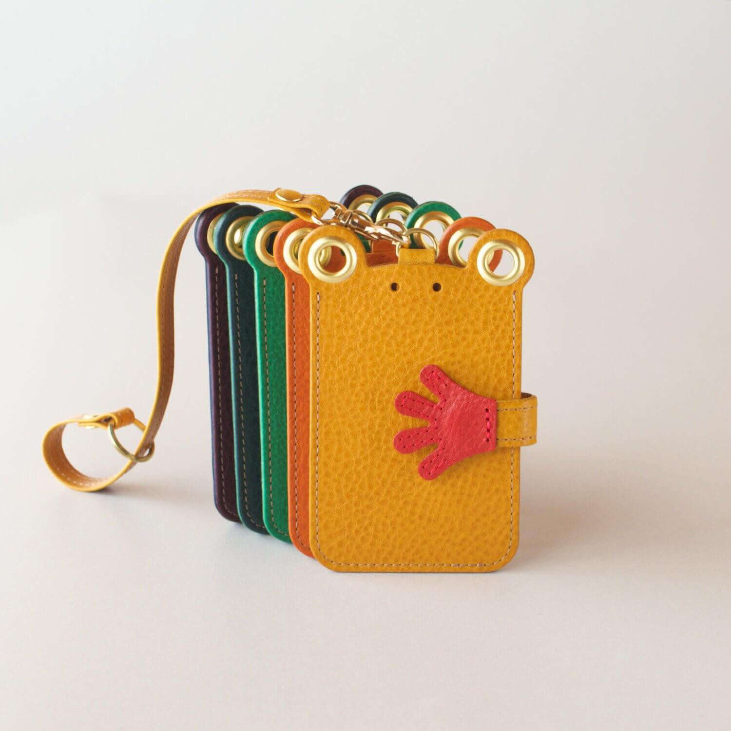 かえるのパスケース『ケロンパス』 ICカード ケース