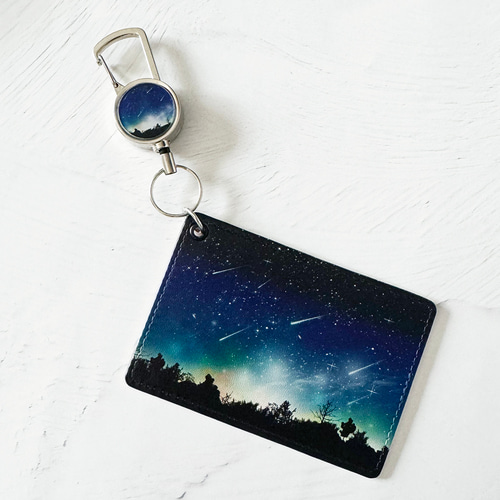 (手づくり)\"星降る夜に\"夜空のトートバッグアップリケパッチワーク切り絵 手づくり)