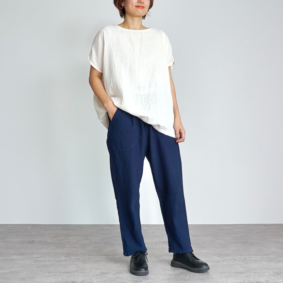 夏の福袋』ゆったりガーゼTシャツ(生成り) + スッキリサルエルパンツ