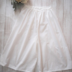 アンダースカート、ペチコート、ペチパンツ、インナー、裏地　フリーサイズ　綿100ダブルガーゼ涼感加工（オプション） 2枚目の画像