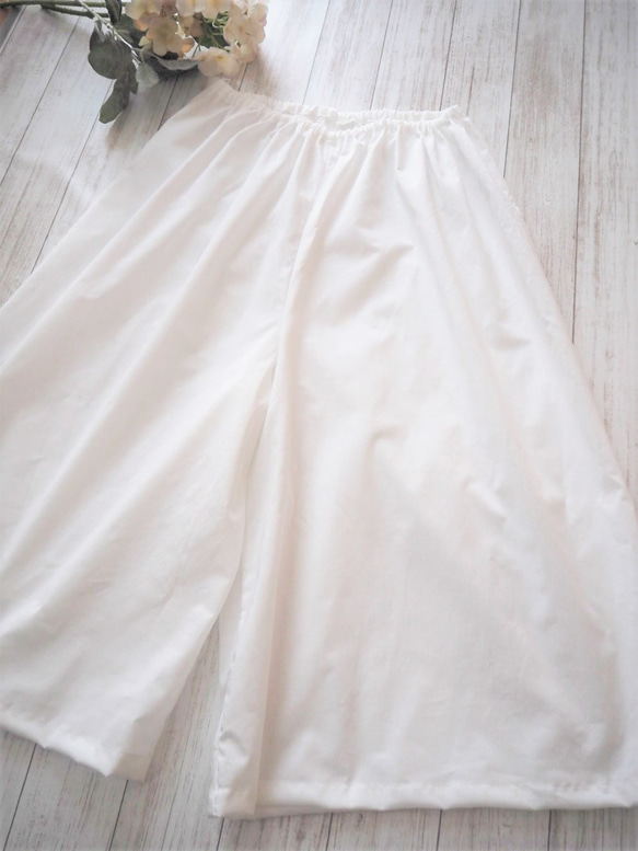 アンダースカート、ペチコート、ペチパンツ、インナー、裏地　フリーサイズ　綿100ダブルガーゼ涼感加工（オプション） 3枚目の画像