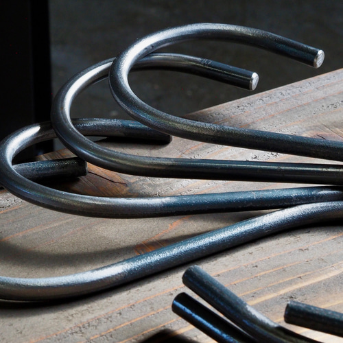 梅澤家具製作所 インダストリアルS字フック 3セット タオルハンガー