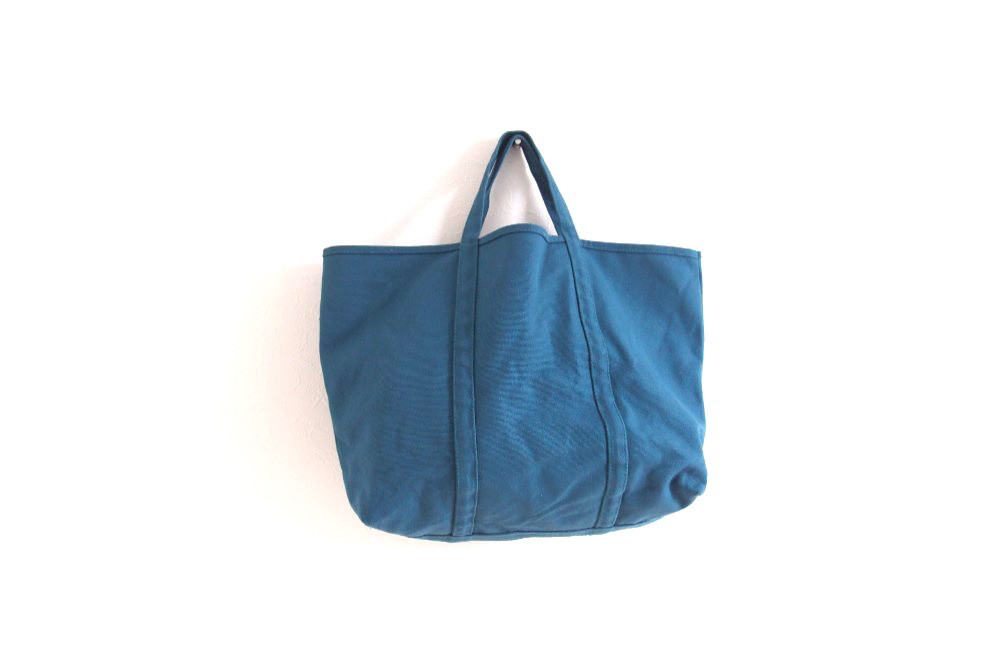 【A4対応】帆布　BASIC TOTE ( M )  seablue