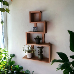 アイアン壁掛けハンガーラック・飾り棚 90㎝【送料無料】 壁掛けラック