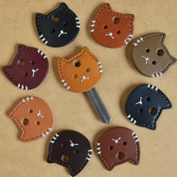 猫のキーカバー2 キーカバー【受注制作】 キーケース baobab⭐︎ l.c