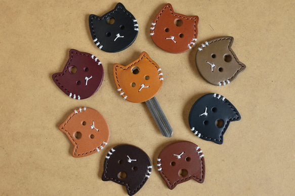 PYLONES PARIS ピローヌ　鍵付きBOX ネコ 猫 　CAT　小物入れ 猫のキーカバー2 キーカバー【受注制作】 キーケース baobab